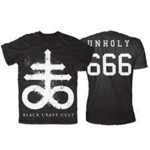 Blackcraft Cult "Unholy 666" Black Tee - image 1